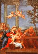 Albani, Francesco The Holy Family (Sacra Famiglia) oil painting artist